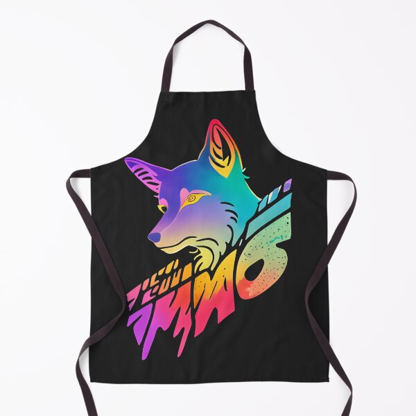 Item preview, Psychedelic Rainbow Wolf Logo designed and sold by Chubuter.