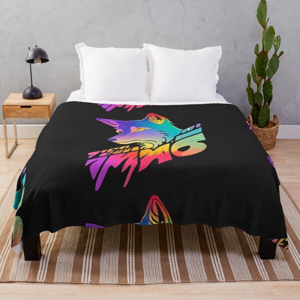 Item preview, Psychedelic Rainbow Wolf Logo designed and sold by Chubuter.