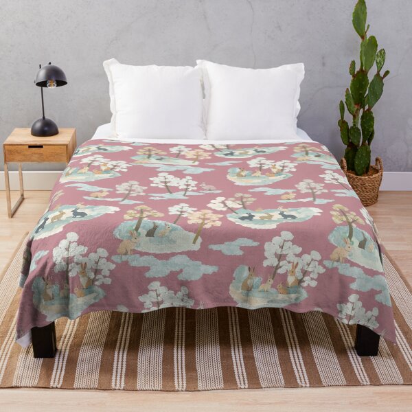 Item preview, Copy of Rabbit winterland pink designed and sold by Alessandro Remo Mazzoni Remotextiles.