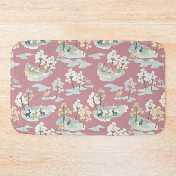Item preview, Copy of Rabbit winterland pink designed and sold by Alessandro Remo Mazzoni Remotextiles.