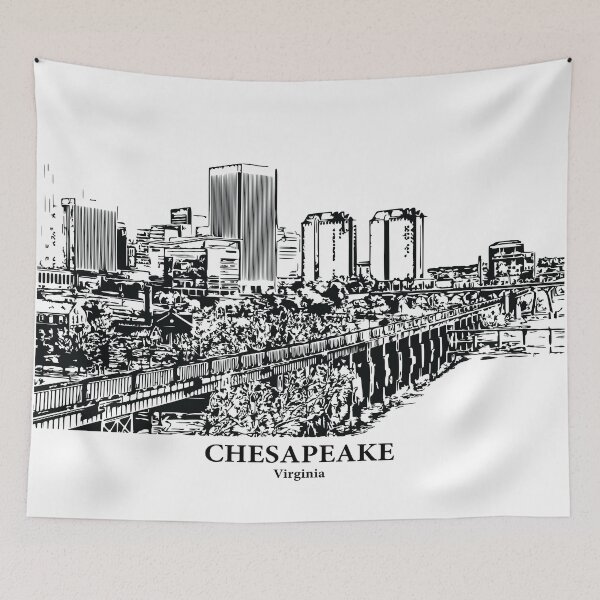 Item preview, Chesapeake - Virginia designed and sold by Lakeric Cityscapes.