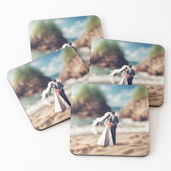 Item preview, Origami Art - Seaside Serenity: A Coastal Love Affair designed and sold by ArtfulFolds.