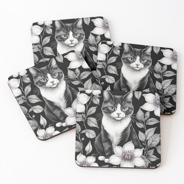 Item preview, Clematis Cat  designed and sold by FrictionMaxxing.