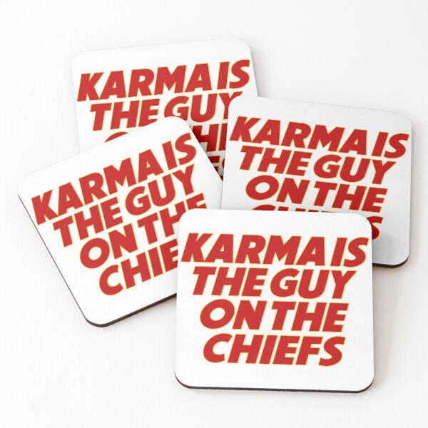 Item preview, Karma Is The Guy On The Chiefs designed and sold by Digital Spurs.