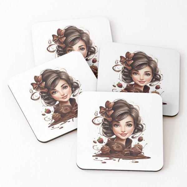 Item preview,   only the girl who loves chocolate,chocolate lover , funny gift  designed and sold by masteryStore.