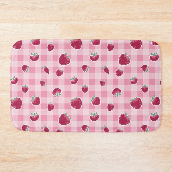 Item preview, Strawberry Picnic on Pink Gingham designed and sold by KarenEHaley.