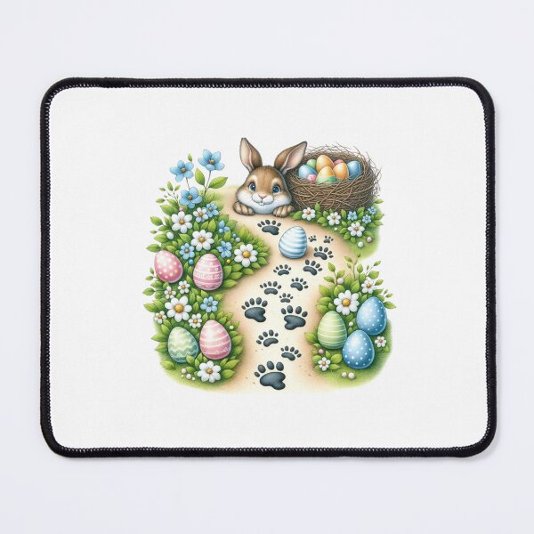 Item preview, Easter Bunny Footprints Hidden Nest  designed and sold by creativechaster.