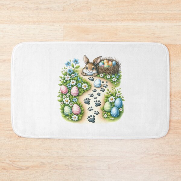 Item preview, Easter Bunny Footprints Hidden Nest  designed and sold by creativechaster.