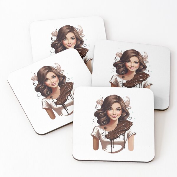 Item preview,   only the girl who loves chocolate,chocolate lover , funny gift  designed and sold by masteryStore.