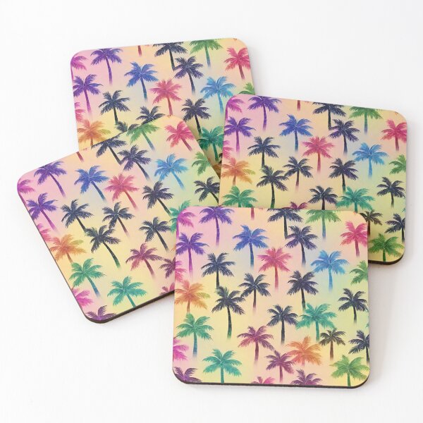 Item preview, Rainbow Palm Trees  designed and sold by CharmStudio.