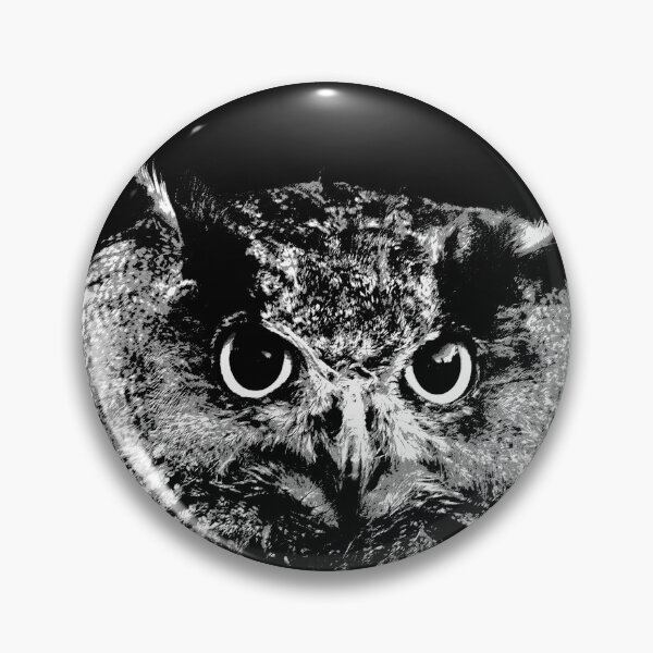 Item preview, Black and White Cute Owl  designed and sold by KingdomWildlife.