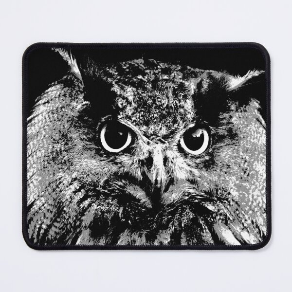 Item preview, Black and White Cute Owl  designed and sold by KingdomWildlife.