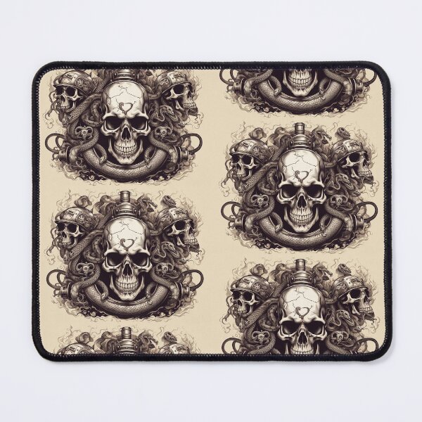 Item preview, Skull with Snakes designed and sold by LORBERPHOTO.