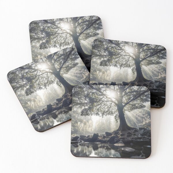 Item preview, Big Tree Misty Morning designed and sold by Miguel's AI Store.