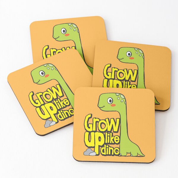 Item preview, Aspiring Heights - "Grow Up Like Dino" Illustration designed and sold by RuyaFab.