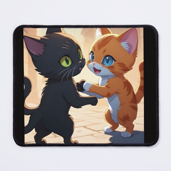 Item preview, Cute cats playing in harmony designed and sold by LykosShop.
