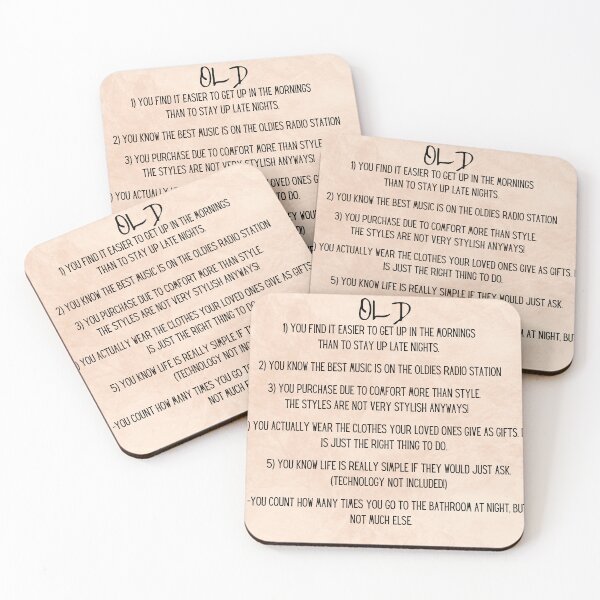 Item preview, Getting older quote list.  designed and sold by Art  Of 7.