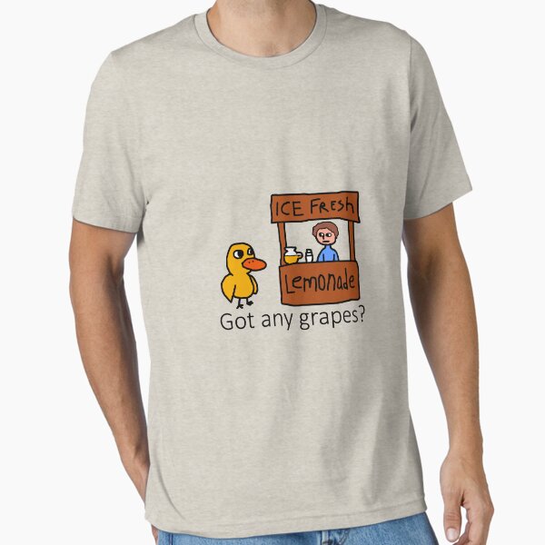Ice Fresh Lemonade Got Any Grapes Duck Funny Saying Meme Vintage Men's T-Shirt - Foto 6
