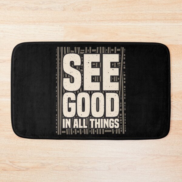Item preview, Optimistic Outlook - "See Good In All Things" Typography designed and sold by RuyaFab.