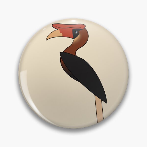 Item preview, Male Southern Rufous Hornbill designed and sold by GhostoftheSea.