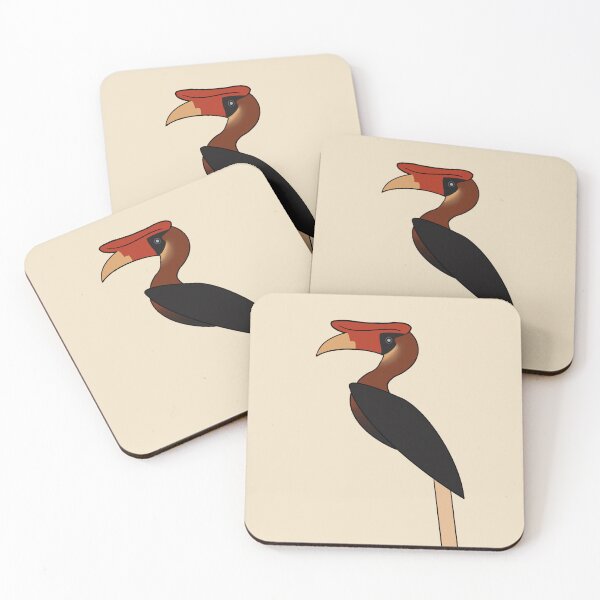 Item preview, Male Southern Rufous Hornbill designed and sold by GhostoftheSea.