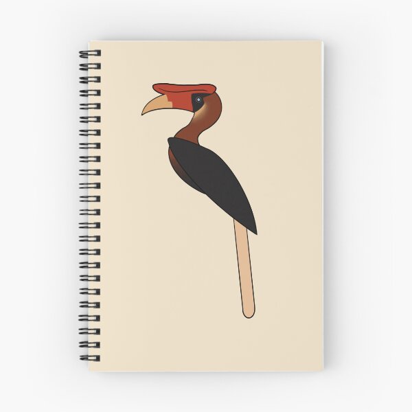 Item preview, Male Southern Rufous Hornbill designed and sold by GhostoftheSea.