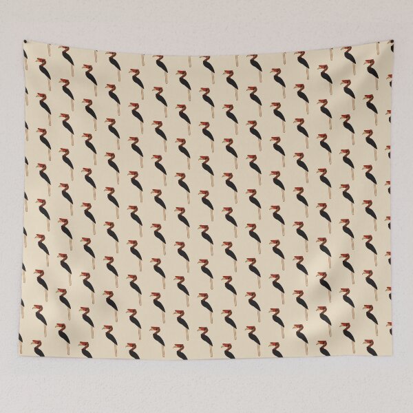 Item preview, Male Southern Rufous Hornbill designed and sold by GhostoftheSea.