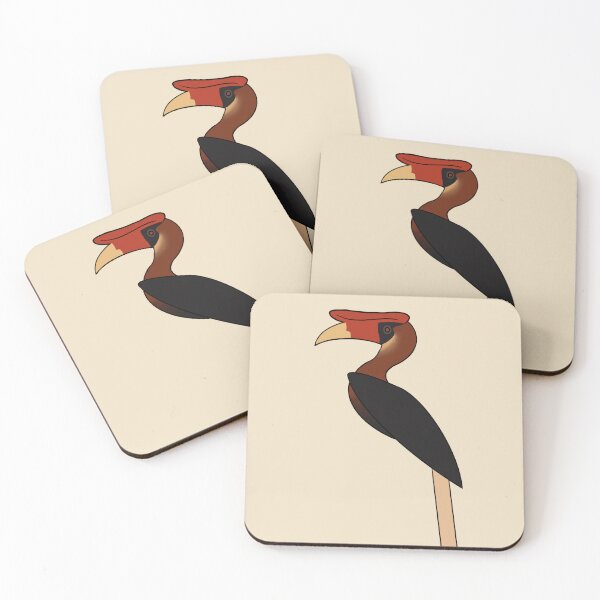 Item preview, Female Southern Rufous Hornbill designed and sold by GhostoftheSea.