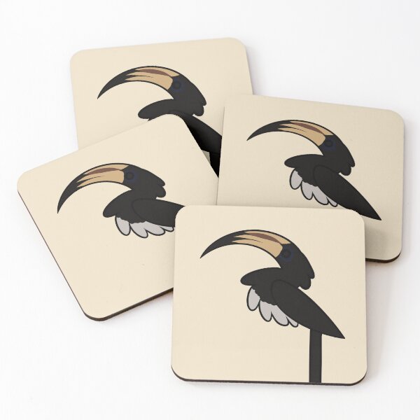 Item preview, West African Pied Hornbill designed and sold by GhostoftheSea.