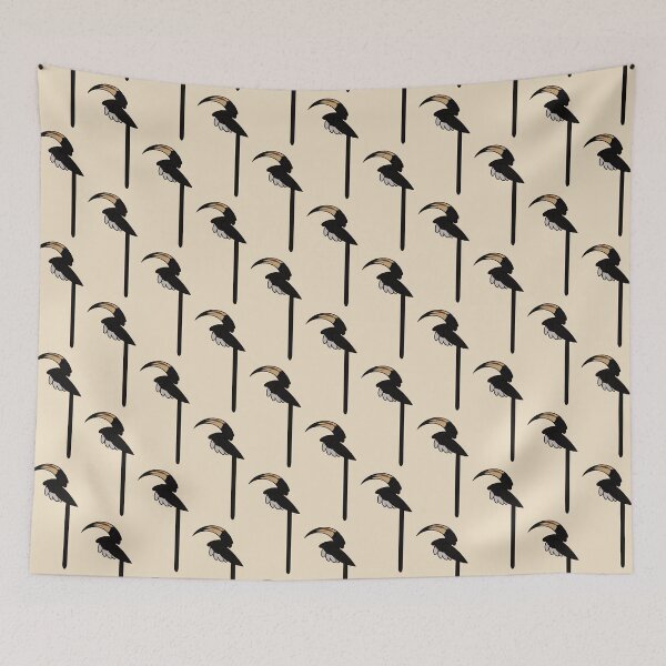 Item preview, West African Pied Hornbill designed and sold by GhostoftheSea.