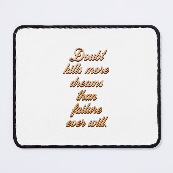 Item preview, Dreams Over Doubt Typography designed and sold by RoyallyChic Emporium.