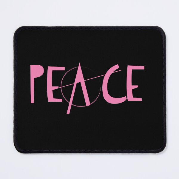Item preview, Pink Anarchy - Peace Sign - Pink and Black - peace  designed and sold by DreamersPlan.