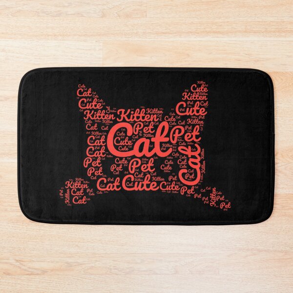 Item preview, Red Cat Made of Words designed and sold by Promoc.