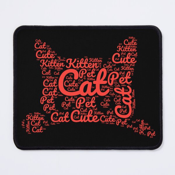 Item preview, Red Cat Made of Words designed and sold by Promoc.