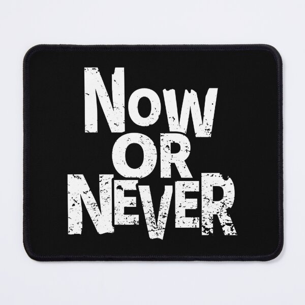 Item preview, Urgent Call to Action - "Now or Never" Bold Typography designed and sold by RuyaFab.