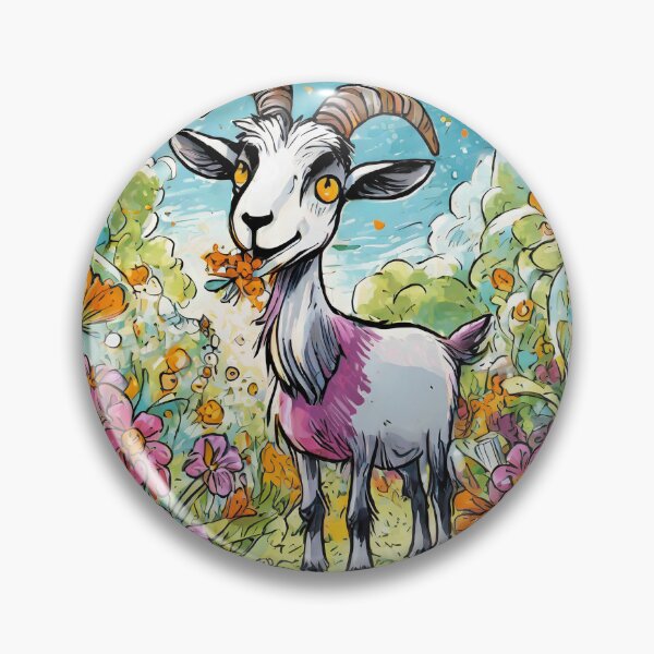 Item preview, Gleeful Goat Garden Grazing designed and sold by omerfdln34.