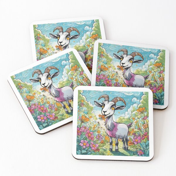 Item preview, Gleeful Goat Garden Grazing designed and sold by omerfdln34.