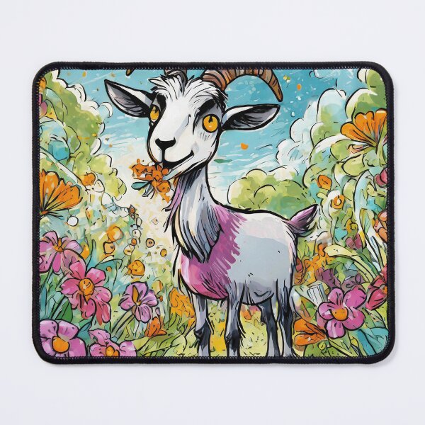 Item preview, Gleeful Goat Garden Grazing designed and sold by omerfdln34.
