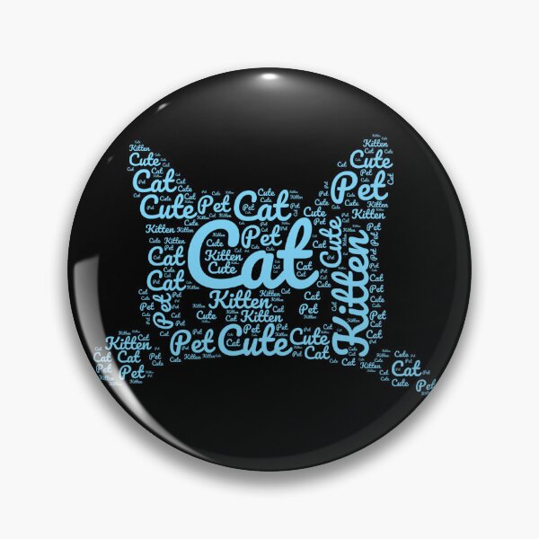 Item preview, Blue Cat Made of Words designed and sold by Promoc.
