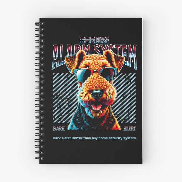 Item preview, Bark Alert Airedale Terrier Dog designed and sold by RedDesignSyc.