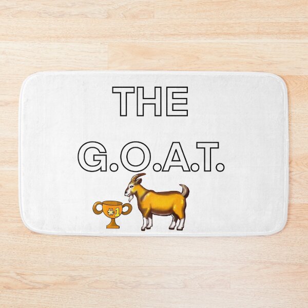 Item preview, I am the GOAT with trophy, the greatest of all time relatable humour humor humble brag designed and sold by Artonmytee.