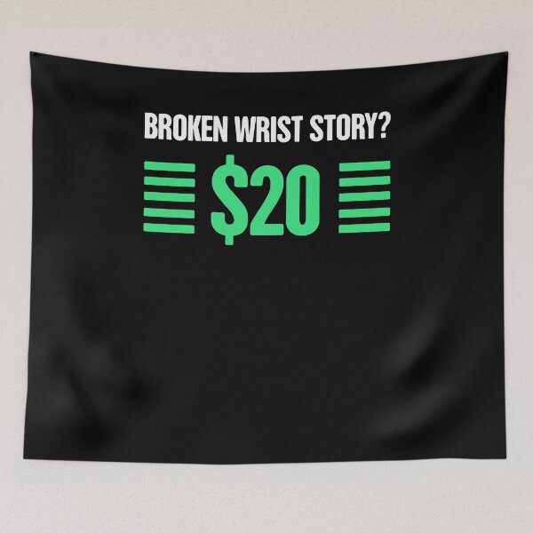 Item preview, Story - Funny Broken Wrist Get Well Soon Gift designed and sold by Jam Jar.