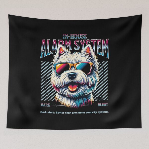 Item preview, Bark Alert West Highland White Terrier designed and sold by RedDesignSyc.