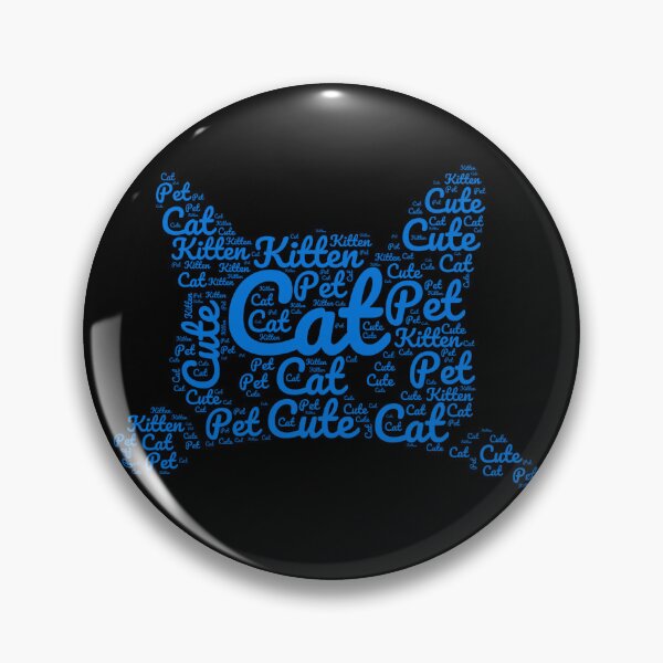 Item preview, Blue Cat Made of Words designed and sold by Promoc.