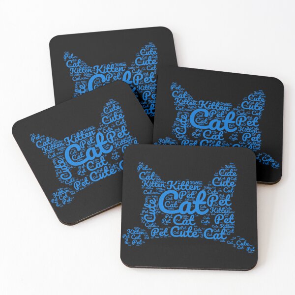 Item preview, Blue Cat Made of Words designed and sold by Promoc.