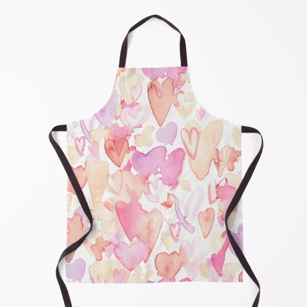 Item preview, Watercolor Hearts Pink designed and sold by mwagie.