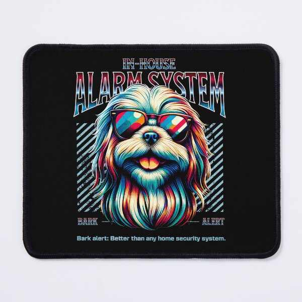 Item preview, Bark Alert Shih Tzu Dog designed and sold by RedDesignSyc.