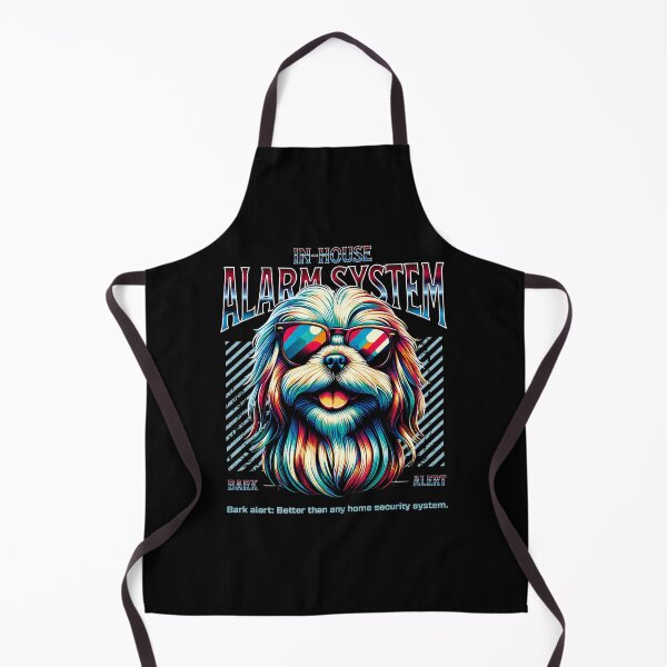 Item preview, Bark Alert Shih Tzu Dog designed and sold by RedDesignSyc.