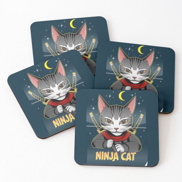 Item preview, Ninja Cat designed and sold by ZingZest.