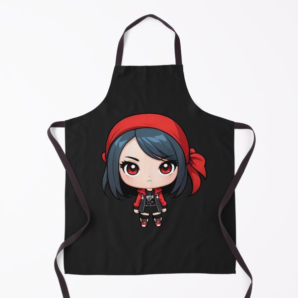 Item preview, Red Punk Girl - Cute Bad Girl Illustration designed and sold by MadnessEnvelope.